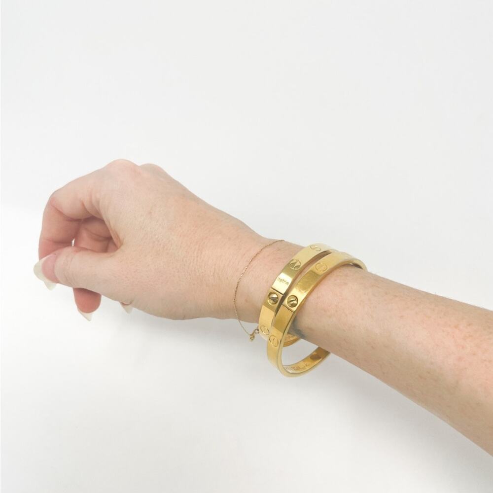 Charles Revson Aldo Cipullo Ultima II Cartier Love Bracelet Size Large